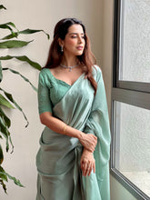 Elsa Chikankari Satin Lehenga Saree Set (set of 3)